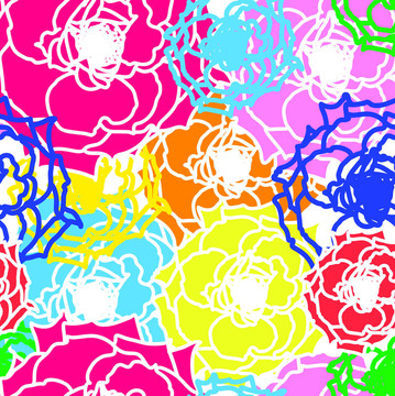 花卉無(wú)縫背景