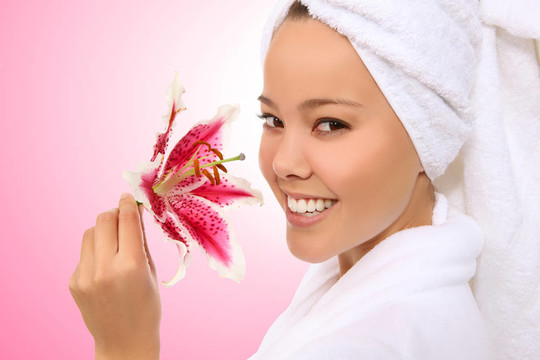 美麗的女人與Flower