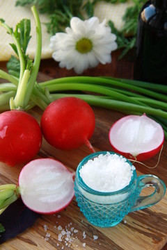 蔬菜；香草和鹽