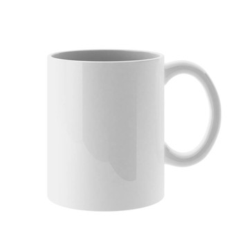 白色杯子的3D渲染