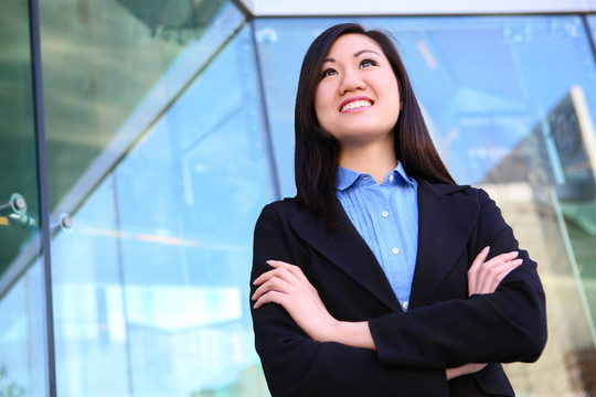 漂亮的亞洲商業(yè)女人