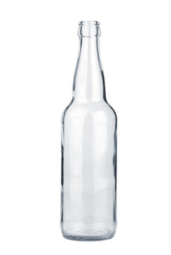 空透明啤酒瓶