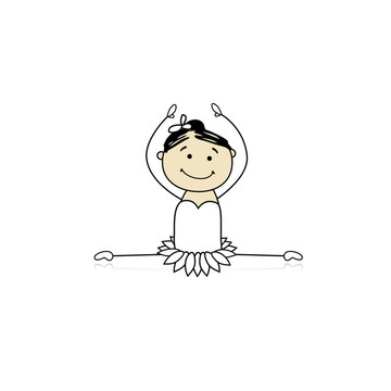 可愛(ài)小芭蕾舞者為您設(shè)計(jì)