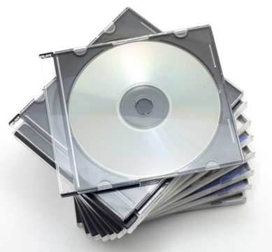 在一個盒子里的光盤