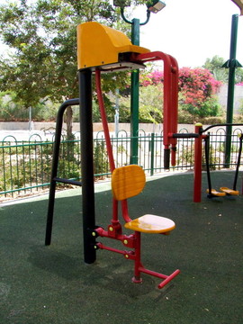 在公園里的模擬器