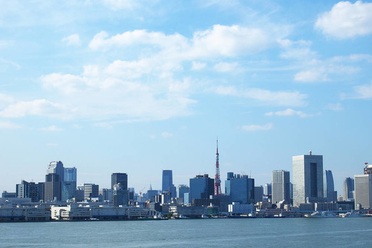 東京灣與建筑