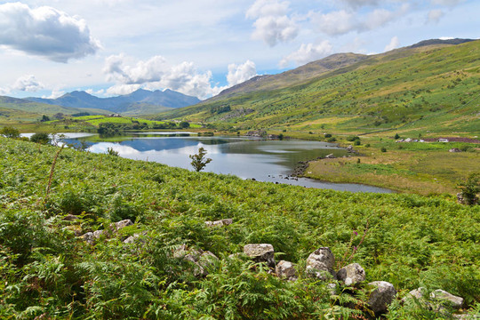 在Snowdonia湖的意見Snowdon