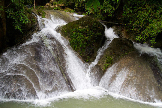 Erawan Waterfall；Kanchanaburi；泰國