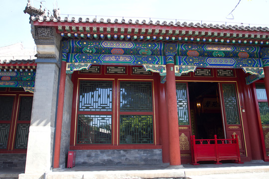 戶牖 彩繪 恭王府多福軒