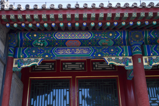 旋子彩畫 恭王府多福軒