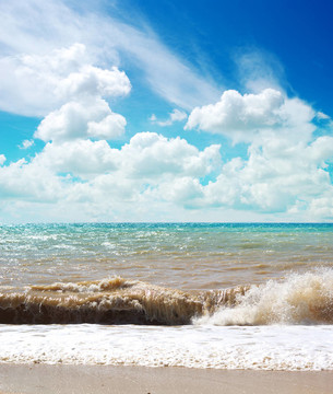 美麗的大海景觀