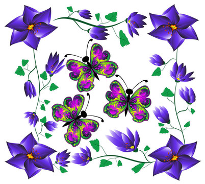 蝴蝶花