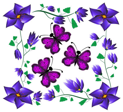 蝴蝶花