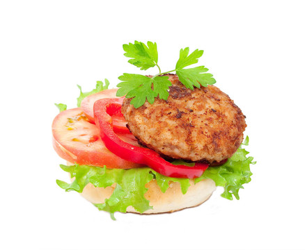 美味的漢堡