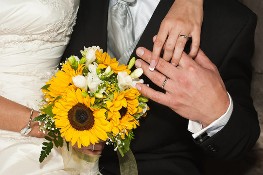 結(jié)婚與花束