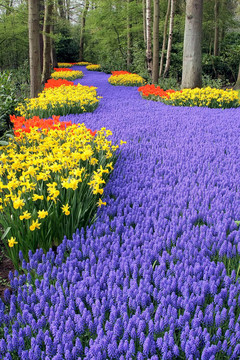 Keukenhof園林花壇