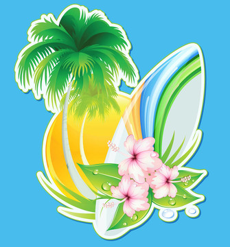 夏天的背景
