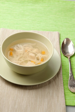 在一碗雞肉湯