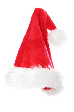 Santa上的帽子