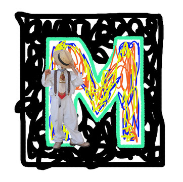 字母M.