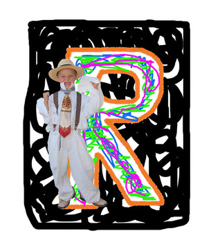 字母R