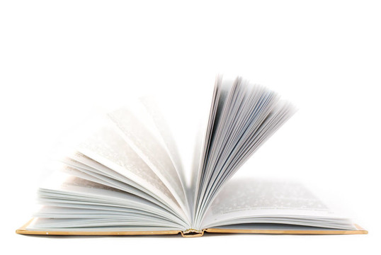 打開的書