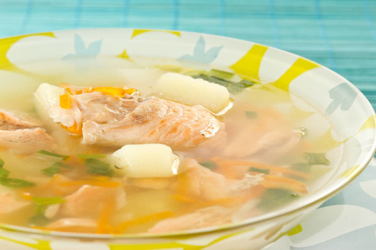 鮭魚湯