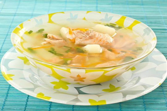 鮭魚湯