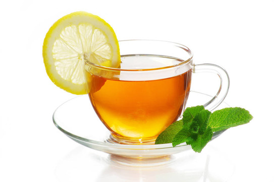 在一杯茶