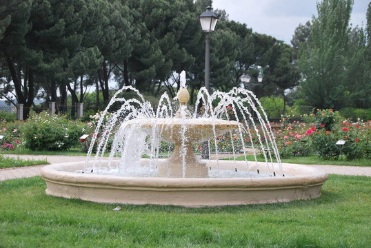 公園里的噴泉