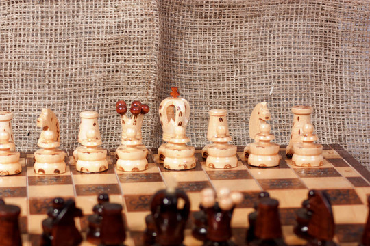 白色的棋子