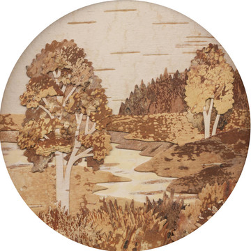 木材小河流