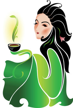 女人與綠茶