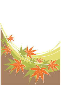 樹葉背景素材
