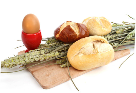 各種breadrolls和面包