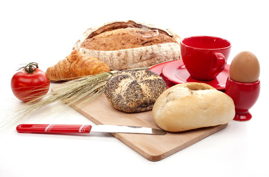 各種breadrolls和面包