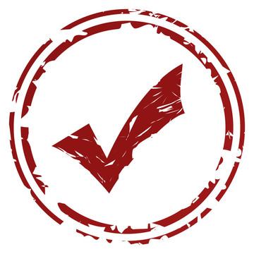 勾或支票標(biāo)記郵票