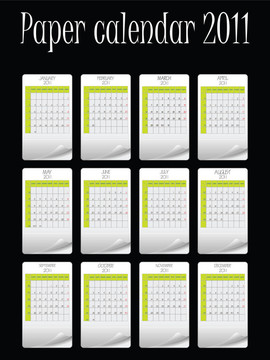 紙日歷2011
