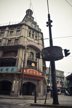 車墩影視基地交通燈