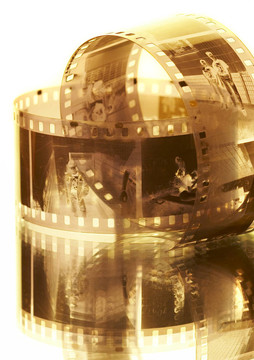老黑白感光膠片。一個(gè)負(fù)35mm。