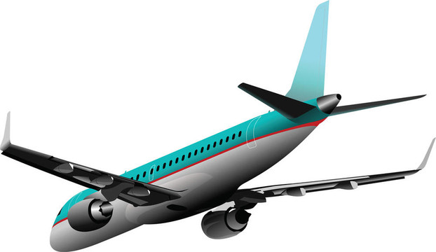乘飛機(jī)。彩色空間