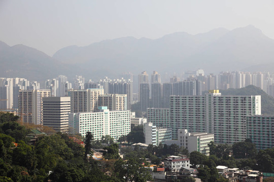 香港新界住宅區(qū)