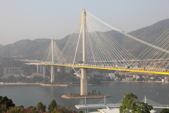 汀九橋；香港