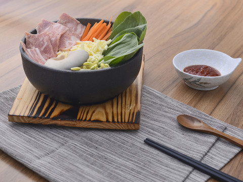 午餐肉芝士石鍋飯
