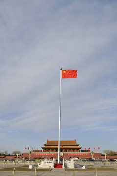 在北京天安門廣場（中國）