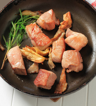 煎豬肉