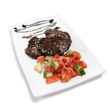 菜盤烤肉