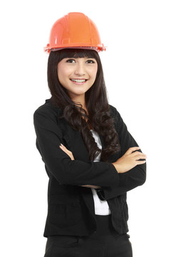 漂亮的女建筑師