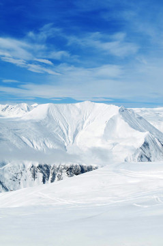 冬下高山