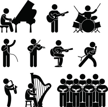 音樂家鋼琴家音樂會合唱團
